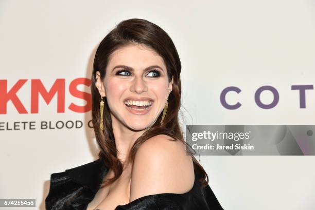 Alexandra Daddario attends the 11th Annual DKMS Big Love Gala at Cipriani Wall Street on April 27, 2017 in New York City.