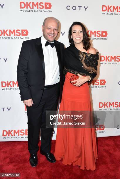 Camillo Pane and guest attend the 11th Annual DKMS Big Love Gala at Cipriani Wall Street on April 27, 2017 in New York City.