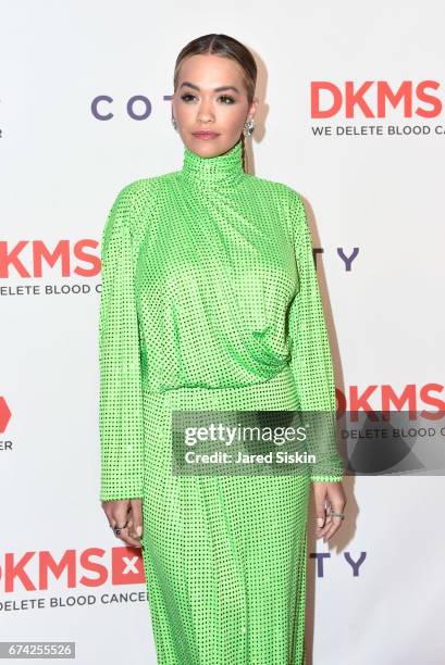 Rita Ora attends the 11th Annual DKMS Big Love Gala at Cipriani Wall Street on April 27, 2017 in New York City.