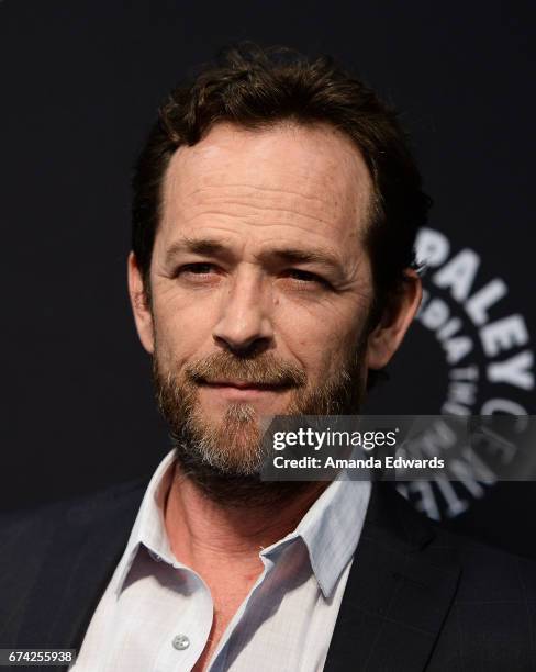 Actor Luke Perry arrives at the 2017 PaleyLive LA Spring Season - "Riverdale" Screening and Conversation at The Paley Center for Media on April 27,...