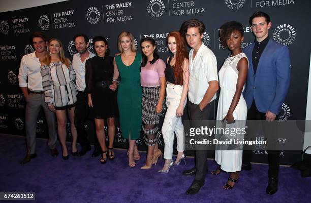 Actors KJ Apa, Madchen Amick, Luke Perry, Marisol Nichols, Lili Reinhart, Camila Mendes, Madelaine Petsch, Cole Sprouse, Ashleigh Murray and Casey...