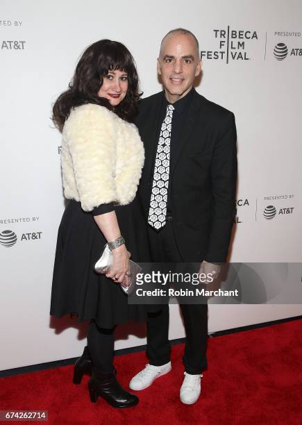 Susan Ottaviano and Ted Ottaviano of Book of Love attend "Dare to be Different" Premiere during 2017 Tribeca Film Festival on April 27, 2017 in New...