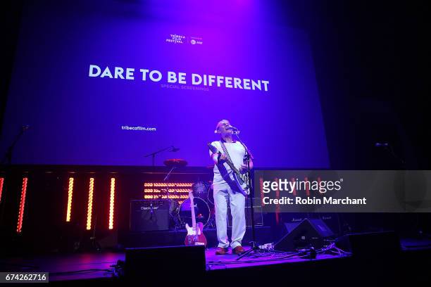 Dave Wakeling of The English Beat perform at "Dare to be Different" Premiere during 2017 Tribeca Film Festival on April 27, 2017 in New York City.
