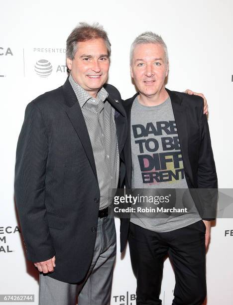 Larry Dunn and Darrin Smith attend "Dare to be Different" Premiere during 2017 Tribeca Film Festival on April 27, 2017 in New York City.