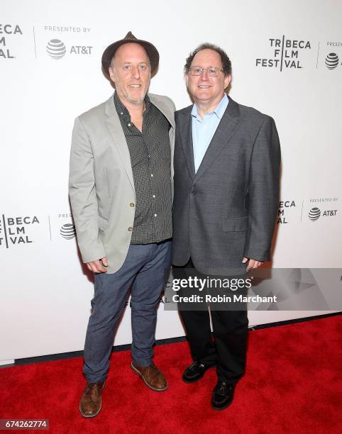 Jay Reiss and Roger Senders attend "Dare to be Different" Premiere during 2017 Tribeca Film Festival on April 27, 2017 in New York City.