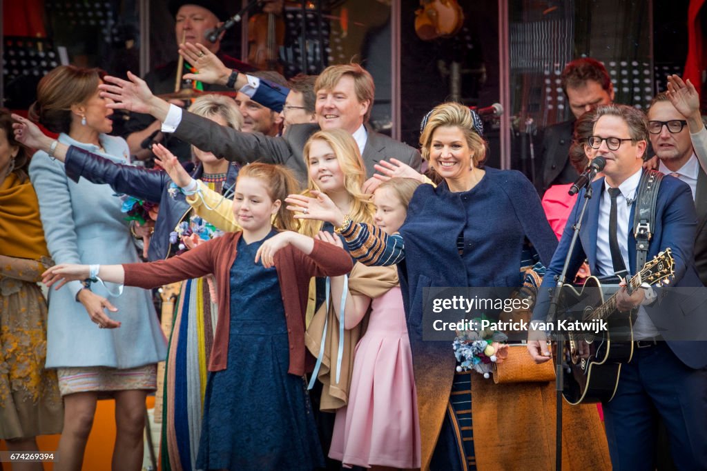 The Dutch Royal Family Attend King's Day In Tilburg
