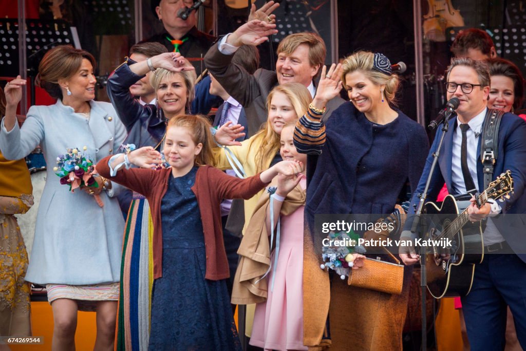 The Dutch Royal Family Attend King's Day In Tilburg