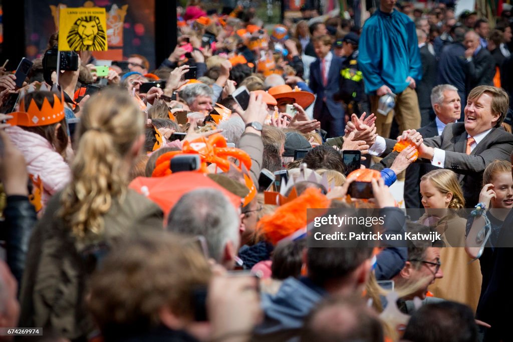 The Dutch Royal Family Attend King's Day In Tilburg