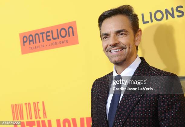 Actor Eugenio Derbez attends the premiere of "How to Be a Latin Lover" at ArcLight Cinemas Cinerama Dome on April 26, 2017 in Hollywood, California.