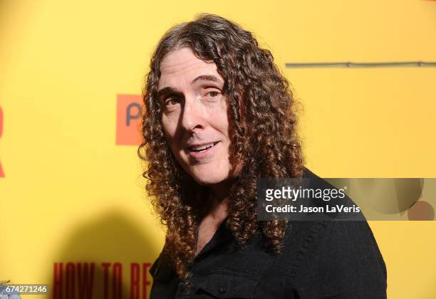 Weird Al Yankovic attends the premiere of "How to Be a Latin Lover" at ArcLight Cinemas Cinerama Dome on April 26, 2017 in Hollywood, California.