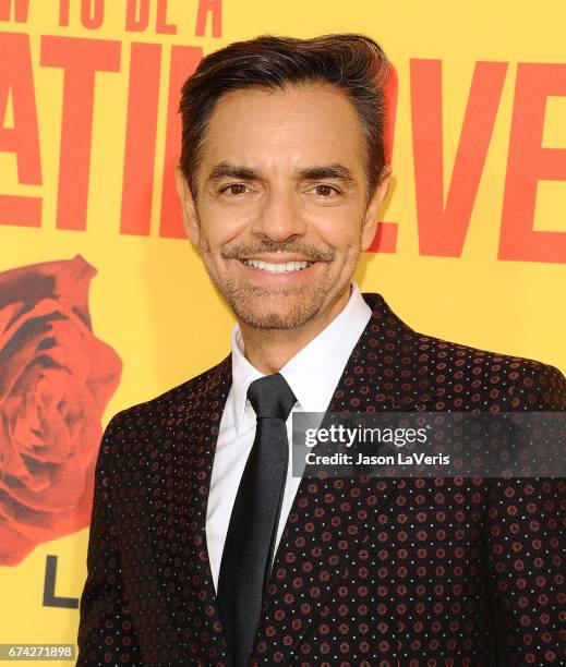 Actor Eugenio Derbez attends the premiere of "How to Be a Latin Lover" at ArcLight Cinemas Cinerama Dome on April 26, 2017 in Hollywood, California.
