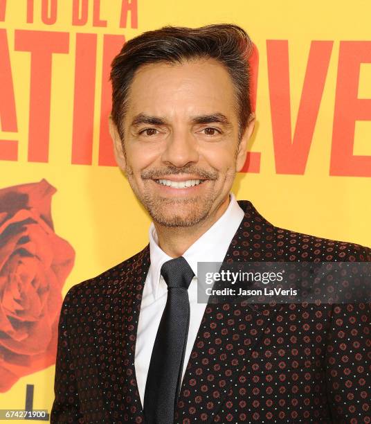 Actor Eugenio Derbez attends the premiere of "How to Be a Latin Lover" at ArcLight Cinemas Cinerama Dome on April 26, 2017 in Hollywood, California.