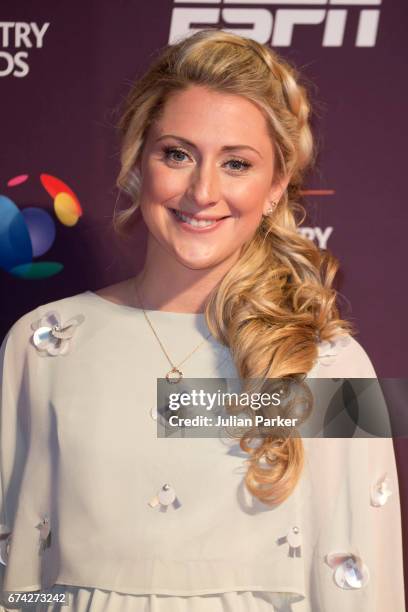 Laura Kenny attends the BT Sport Industry Awards at Battersea Evolution on April 27, 2017 in London, England.