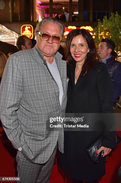 Michael Brandner and Karin Brandner attend the New Faces Award Film at Haus Ungarn on April 27, 2017 in Berlin, Germany.