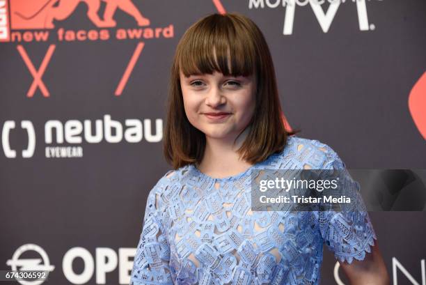 Lena Urzendowsky attends the New Faces Award Film at Haus Ungarn on April 27, 2017 in Berlin, Germany.