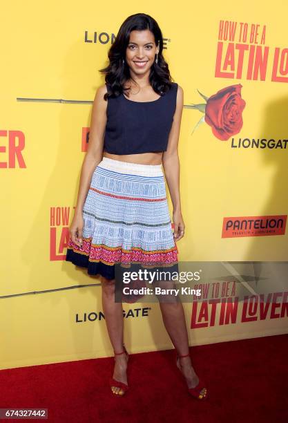 Actress Stephanie Segman attends premiere of Pantelion Films' 'How To Be A Latin Lover' at ArcLight Cinemas Cinerama Dome on April 26, 2017 in...