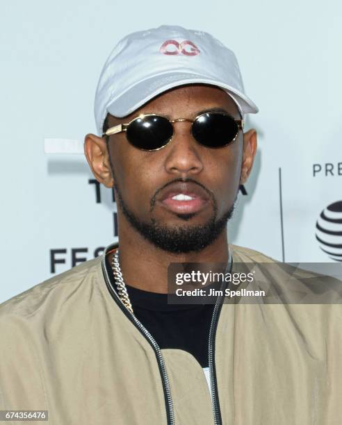 Fabolous attends the world premiere of "Can't Stop, Won't Stop: A Bad Boy Story" co-supported by Deleon Tequila during the 2017 Tribeca Film Festiva...