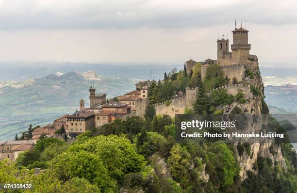 san marino views - republic of san marino stock pictures, royalty-free photos & images