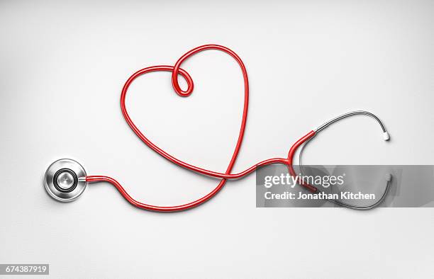 stethoscope 3 - stethoscope heart stock-fotos und bilder