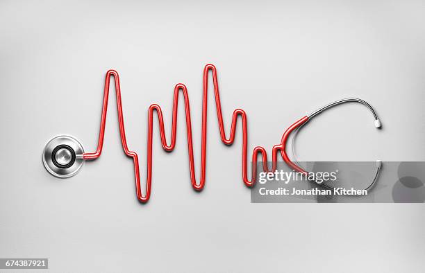 stethoscope 2 - electro fotografías e imágenes de stock