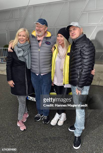 Judith Milberg, Axel Milberg, Uwe Ochsenknecht and his girlfriend Kirsten Kiki Viebrock before the ArabellaClassics Route 2017 starts at BMW World on...