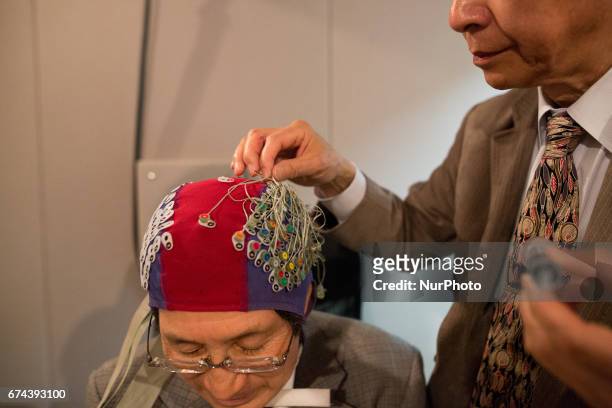 Japanese scientists demonstrated a device capable of reading human minds through brainwave detecting electrodes in Toyohashi University of...