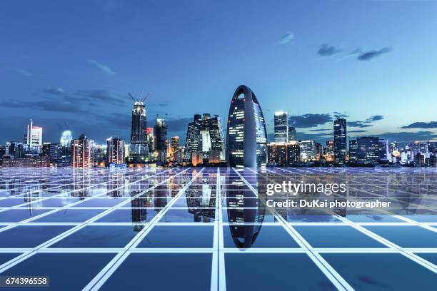 city network - electrical grid imagens e fotografias de stock