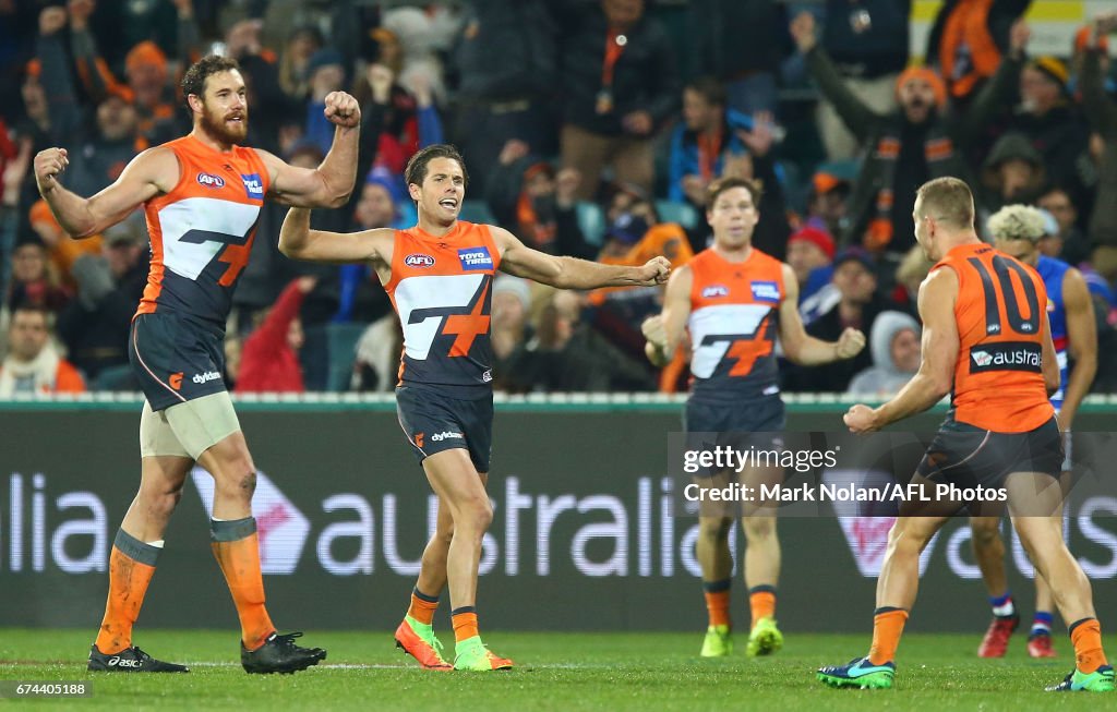 AFL Rd 6 - GWS v Western Bulldogs