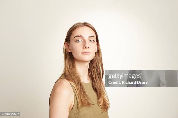 sustainability portrait - one woman only stock pictures, royalty-free photos & images