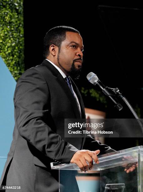 Ice Cube is honored with the Inspiration Award at the LA Family Housing 2017 Awards at The Lot on April 27, 2017 in West Hollywood, California.