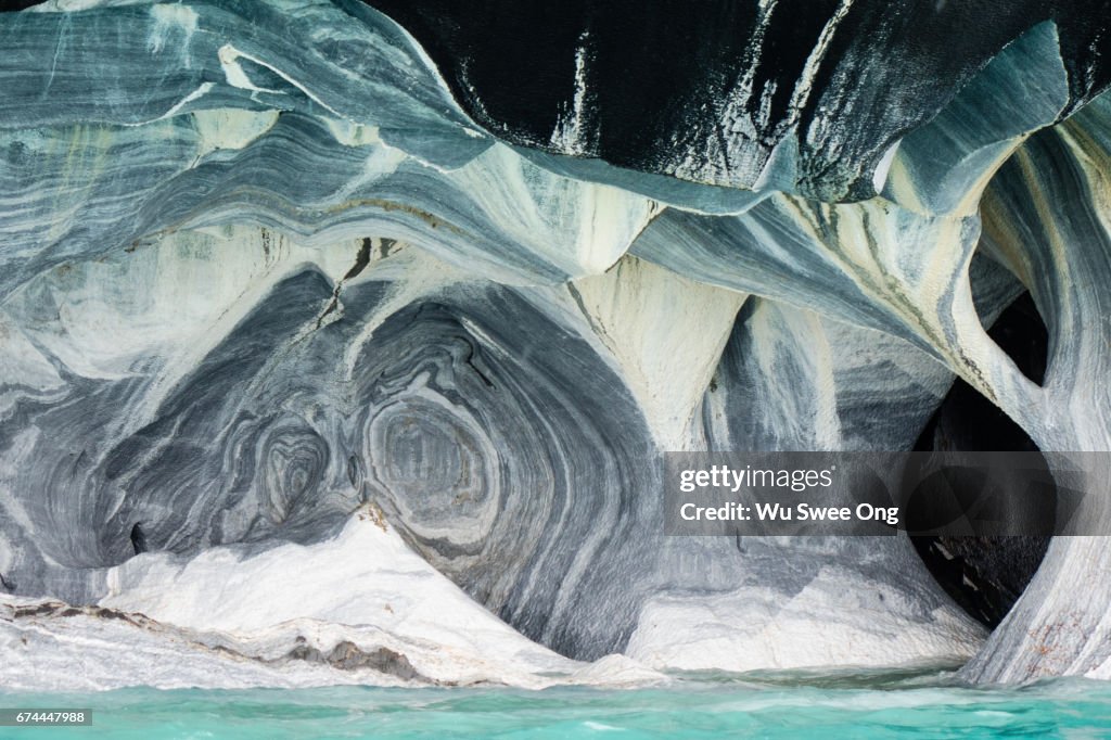 Within the Marble Caves of Northern Patagonia