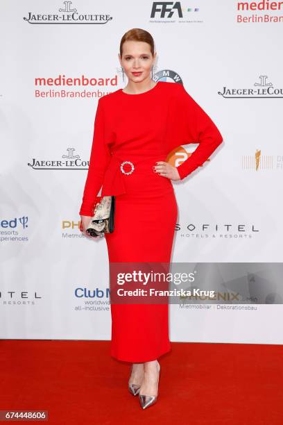 Karoline Herfurth during the Lola - German Film Award red carpet arrivals at Messe Berlin on April 28, 2017 in Berlin, Germany.