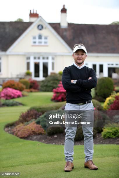 Mark Sparrow of Halfpenny Green Golf Club after the PGA Professional Championship Midland Qualifier at Little Aston Golf Club on April 28, 2017 in...