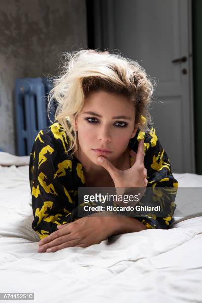 Actor Jasmine Trinca is photographed on August 28, 2016 in Rome, Italy. Hair & make-up by Giovanni Pirri/Simone Belli Agency.