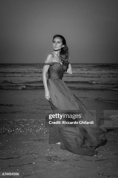 Actor Nelly Karim is photographed on September 7, 2016 in Venice, Italy.
