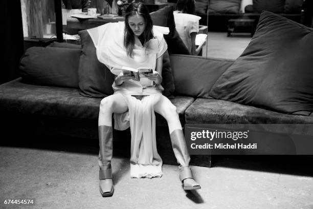 Fashion designer Rick Owens is photographed at his atelier on October 6, 2016 in Paris, France.