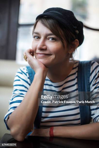 Actor Emma de Caunes is photographed for Paris Match on March 16, 2017 in Paris, France.