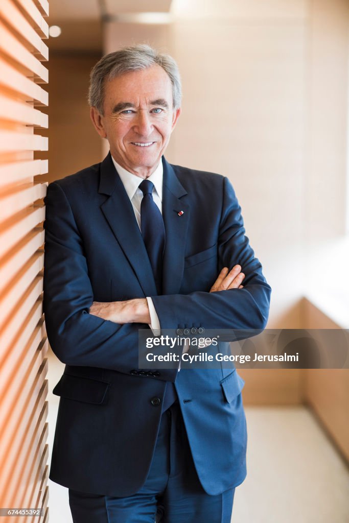 CEO of LVMH Bernard Arnault is photographed for Le Figaro on April News  Photo - Getty Images