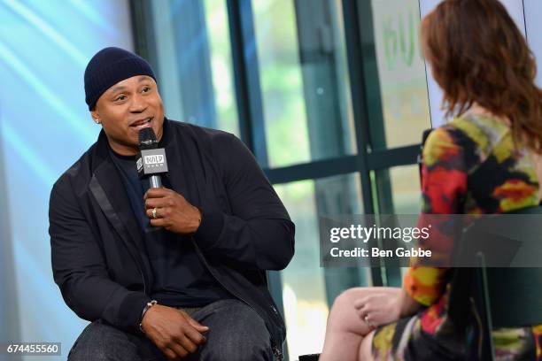 Actor/Rapper LL Cool J attends the Build Series to discuss "NCIS: Los Angeles" & "Lip Sync Battle" at Build Studio on April 28, 2017 in New York City.