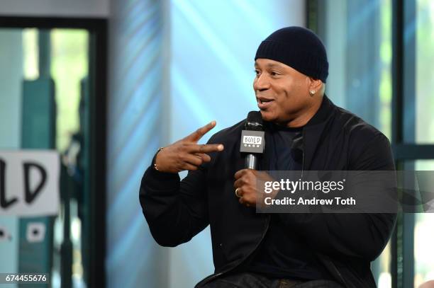 Actor and rapper LL Cool J attends AOL Build Series to discuss "NCIS: Los Angeles" and "Lip Sync Battle" at Build Studio on April 28, 2017 in New...