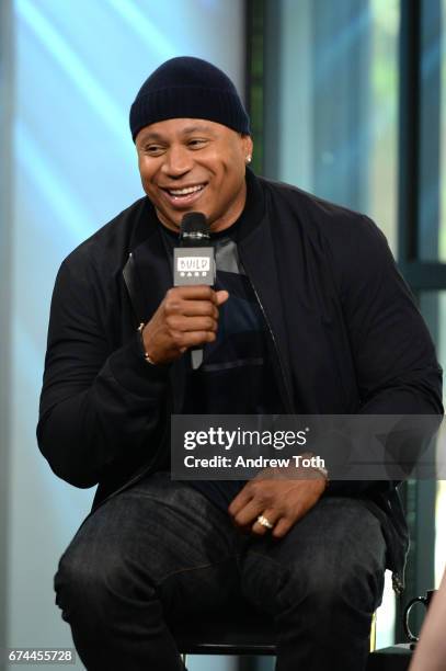 Actor and rapper LL Cool J attends AOL Build Series to discuss "NCIS: Los Angeles" and "Lip Sync Battle" at Build Studio on April 28, 2017 in New...