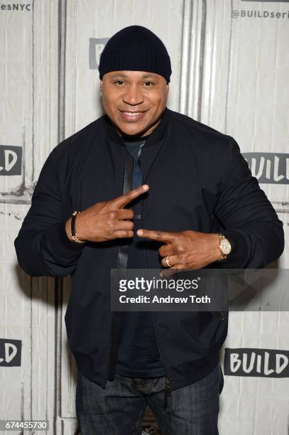 Actor and rapper LL Cool J attends AOL Build Series to discuss "NCIS: Los Angeles" and "Lip Sync Battle" at Build Studio on April 28, 2017 in New...