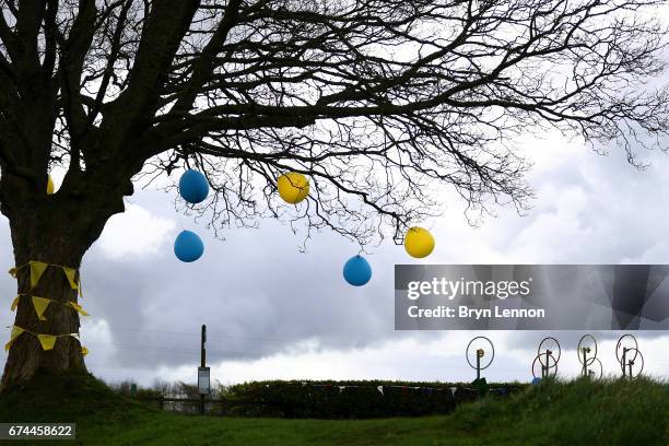 Yorkshire prepares for the arrival of stage one of the 2017 Tour de Yorkshire on April 28, 2017 in Goathland, England.