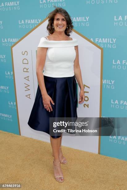 Stephanie Klasky-Gamer attends the LA Family Housing 2017 Awards at The Lot on April 27, 2017 in West Hollywood, California.