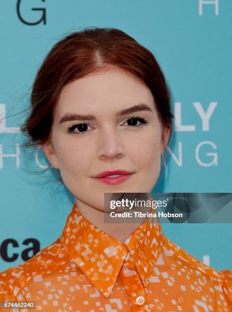 Emily Tyra attends the LA Family Housing 2017 Awards at The Lot on April 27, 2017 in West Hollywood, California.