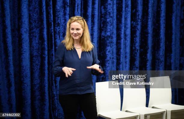 Laura Linney teaches the Laura Linney Masterclass at the Montclair Film Festival 2017 on April 28, 2017 in Montclair, New Jersey.