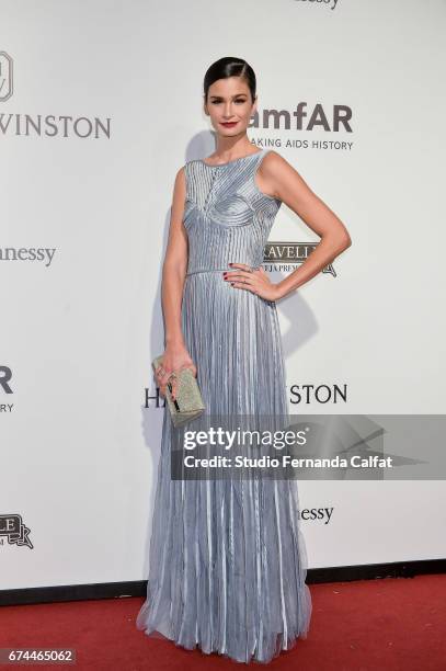 Carol Ribeiro attends the 7th Annual amfAR Inspiration Gala on April 27, 2017 in Sao Paulo, Brazil.