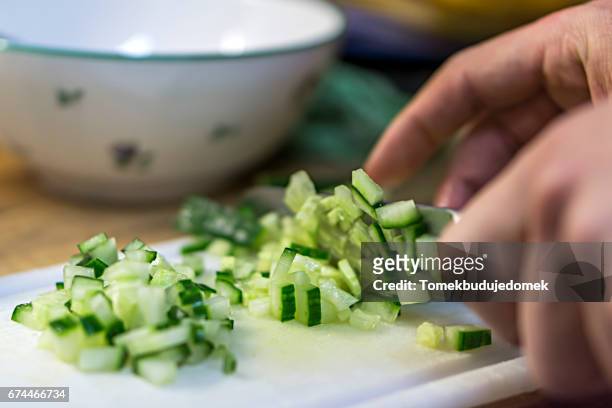 cucumber - speisen und getränke stock pictures, royalty-free photos & images