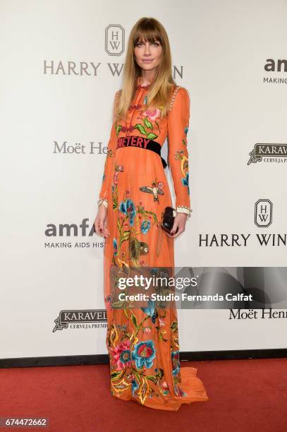 Ana Claudia Michels attends the 7th Annual amfAR Inspiration Gala on April 27, 2017 in Sao Paulo, Brazil.