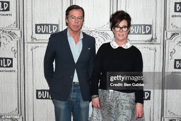 Designers Andy Spade and Kate Spade attend the Build Series at Build Studio on April 28, 2017 in New York City.